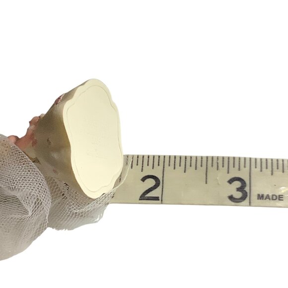 Vtg Madame Alexander Hallmark Keepsake Ornaments Rosette Dreams Bride & Groom - Picture 9 of 9